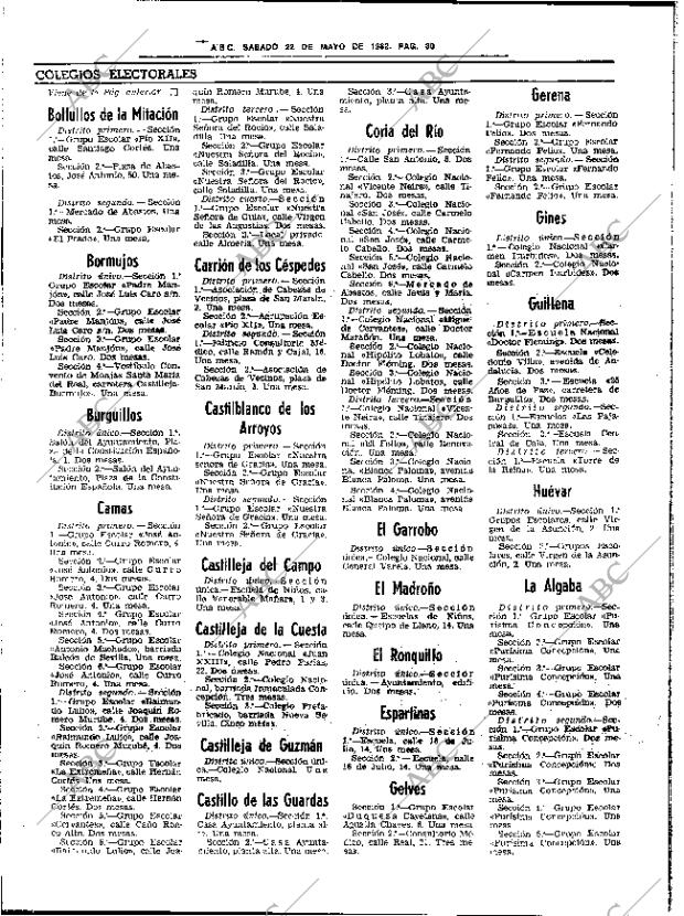 ABC SEVILLA 22-05-1982 página 46