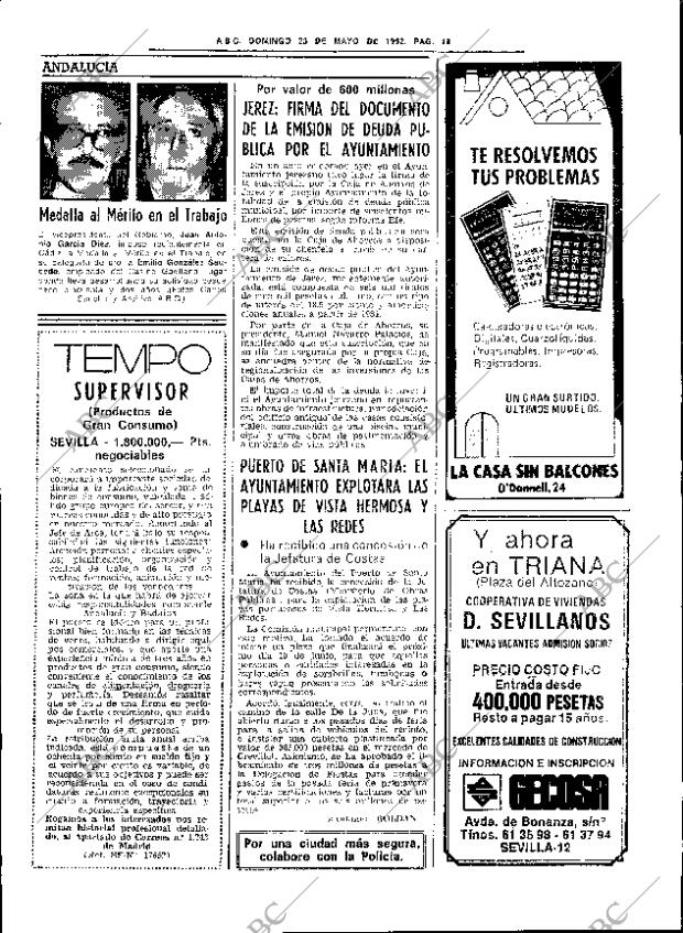 ABC SEVILLA 23-05-1982 página 43