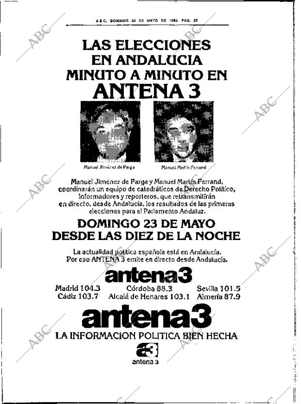 ABC SEVILLA 23-05-1982 página 46