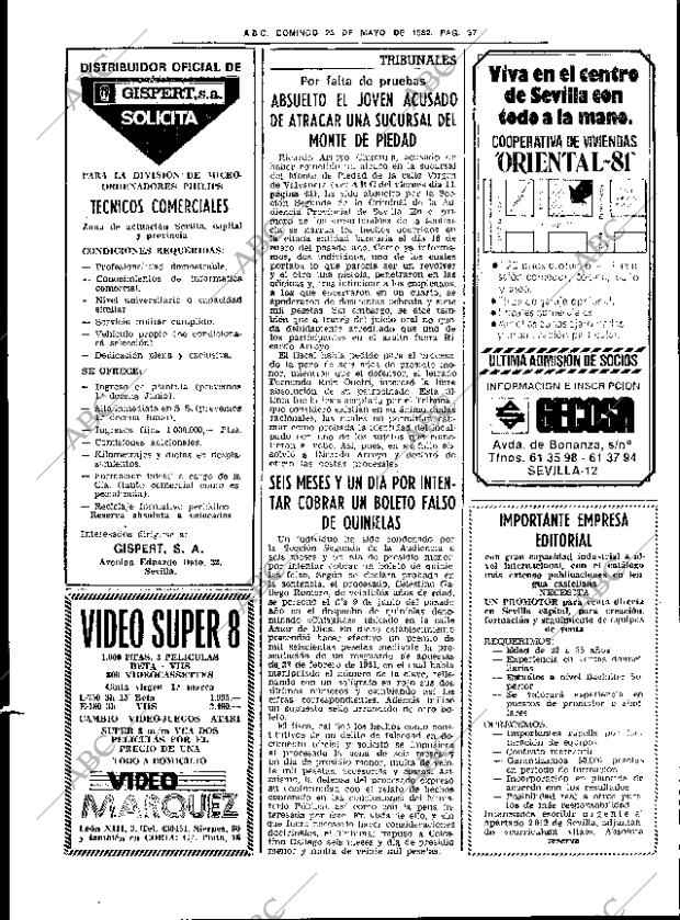 ABC SEVILLA 23-05-1982 página 61