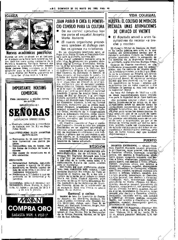 ABC SEVILLA 23-05-1982 página 70