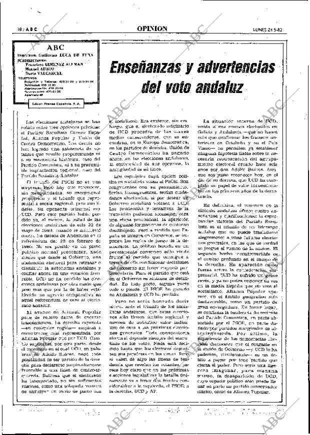 ABC MADRID 24-05-1982 página 18