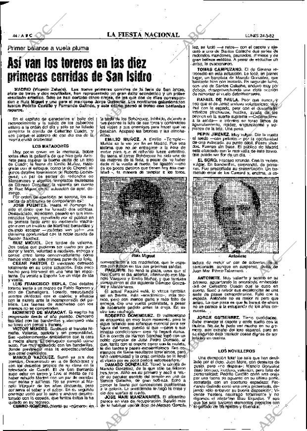ABC MADRID 24-05-1982 página 44