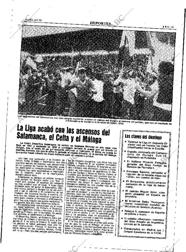 ABC MADRID 24-05-1982 página 45