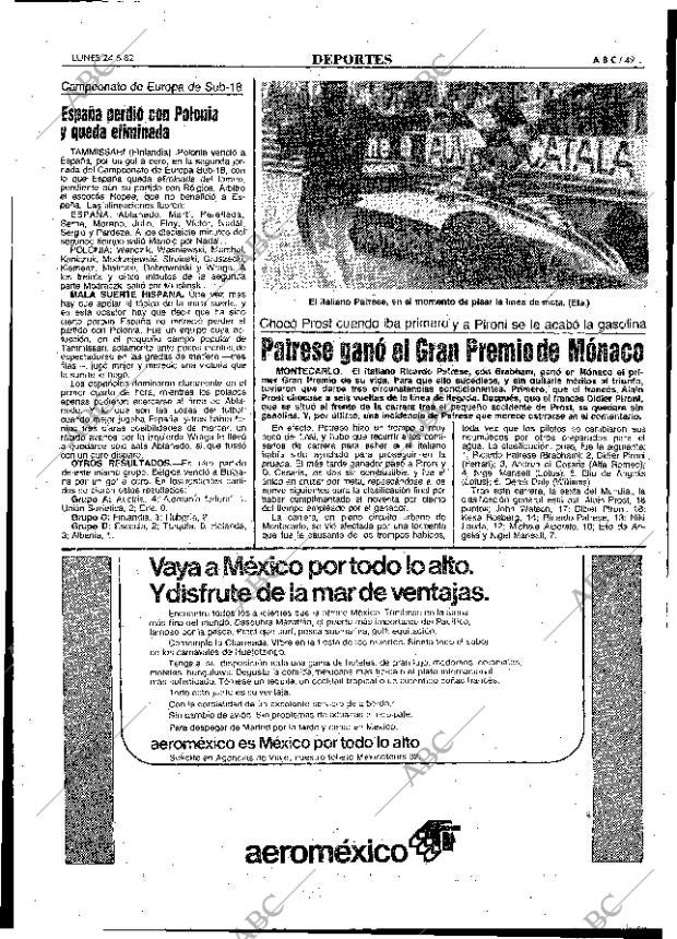 ABC MADRID 24-05-1982 página 49