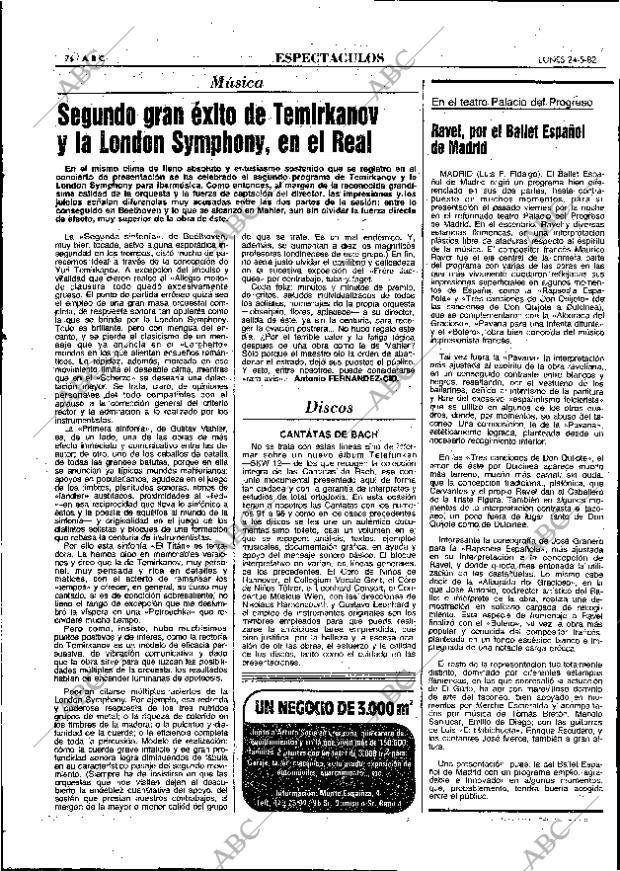 ABC MADRID 24-05-1982 página 92