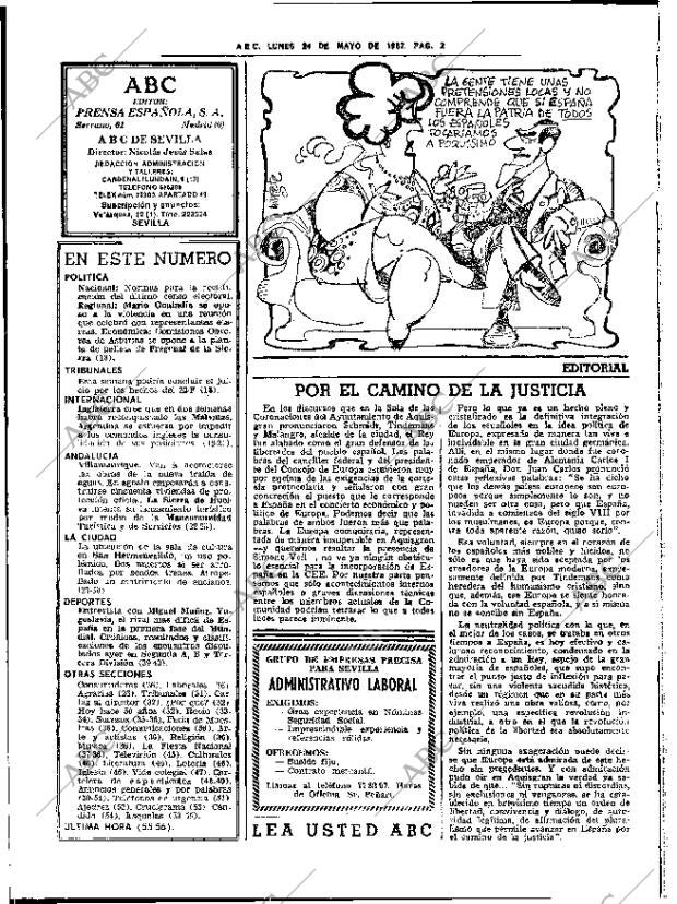 ABC SEVILLA 24-05-1982 página 16