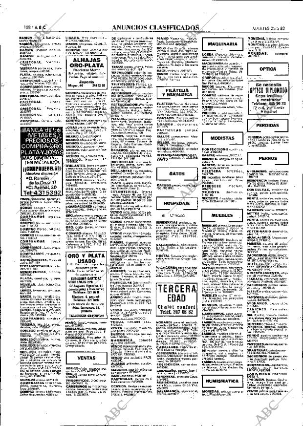 ABC MADRID 25-05-1982 página 108