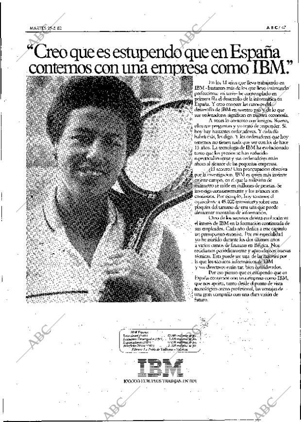ABC MADRID 25-05-1982 página 47