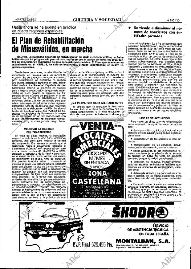 ABC MADRID 25-05-1982 página 55