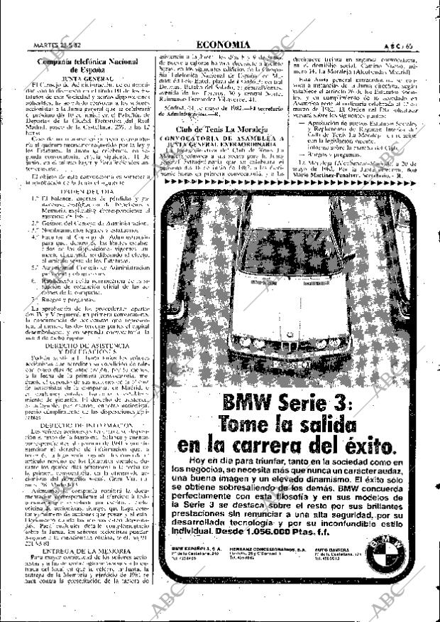 ABC MADRID 25-05-1982 página 65