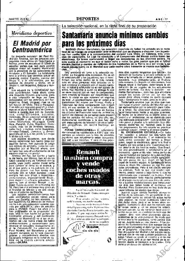 ABC MADRID 25-05-1982 página 77