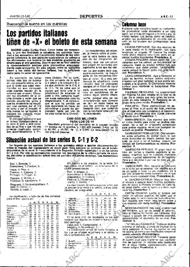 ABC MADRID 25-05-1982 página 83