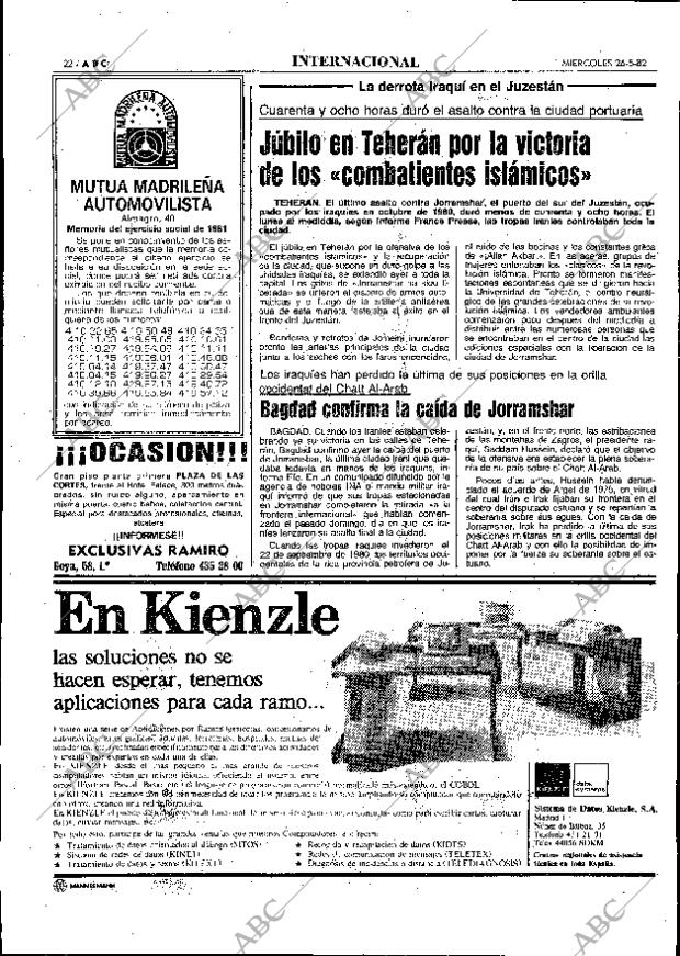 ABC MADRID 26-05-1982 página 22