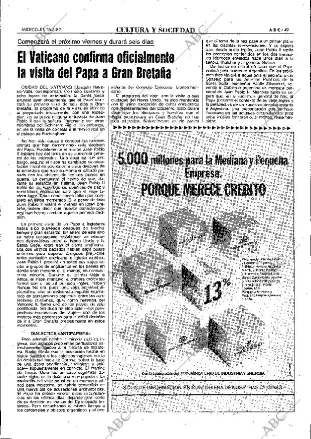 ABC MADRID 26-05-1982 página 49