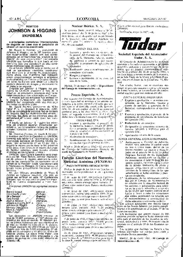 ABC MADRID 26-05-1982 página 60