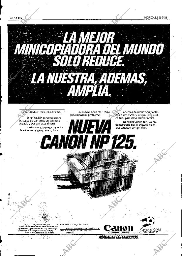 ABC MADRID 26-05-1982 página 68