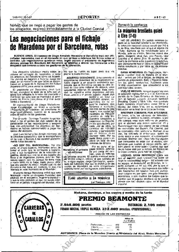 ABC MADRID 29-05-1982 página 77