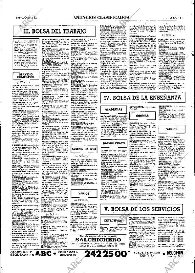 ABC MADRID 29-05-1982 página 93