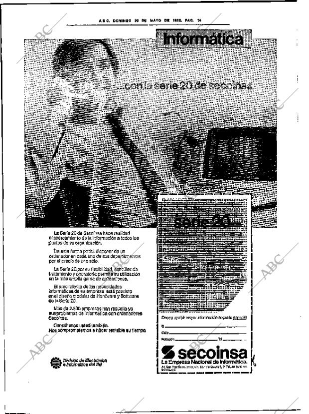 ABC SEVILLA 30-05-1982 página 38