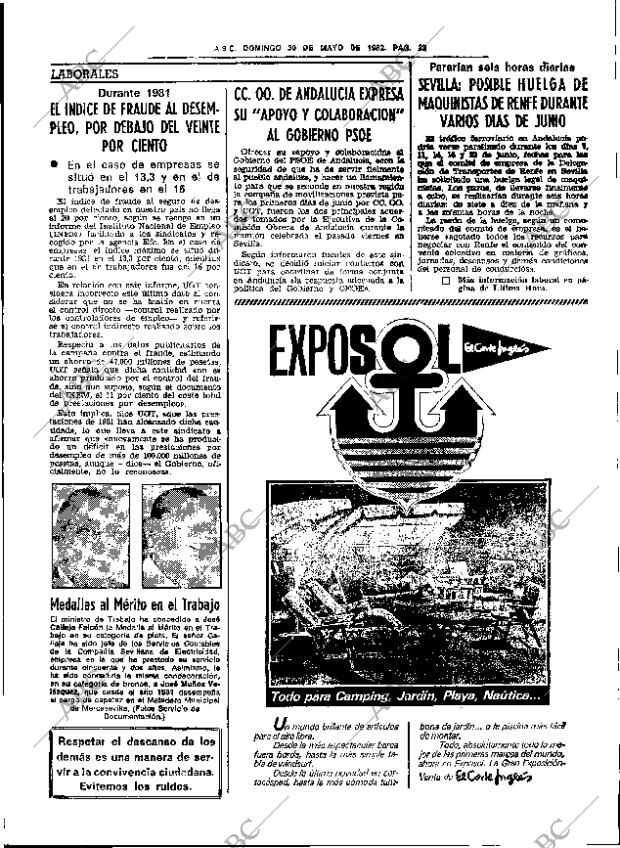 ABC SEVILLA 30-05-1982 página 47