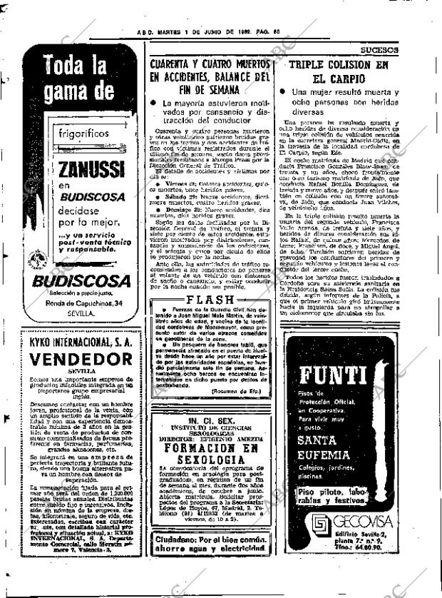 ABC SEVILLA 01-06-1982 página 84