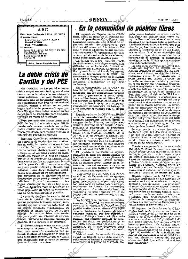 ABC MADRID 11-06-1982 página 14