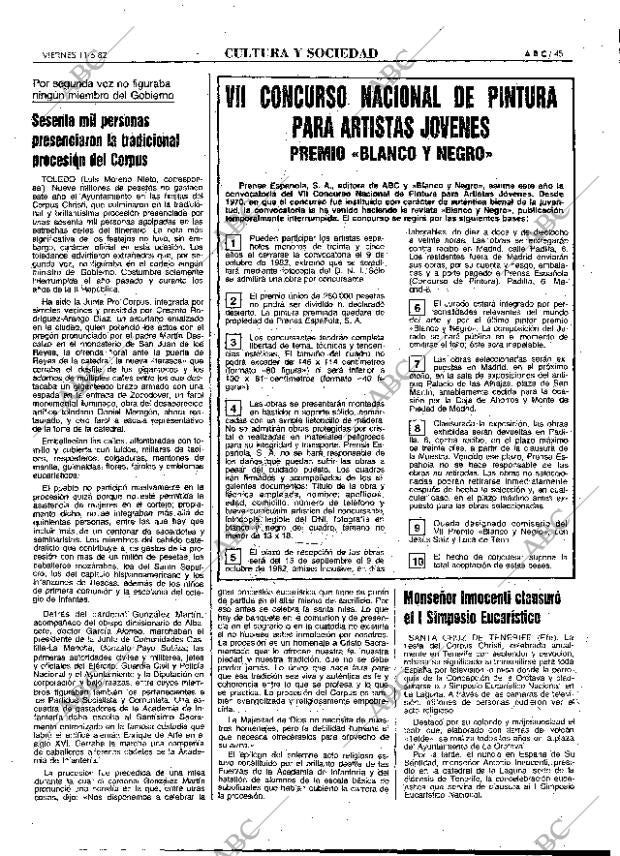 ABC MADRID 11-06-1982 página 45