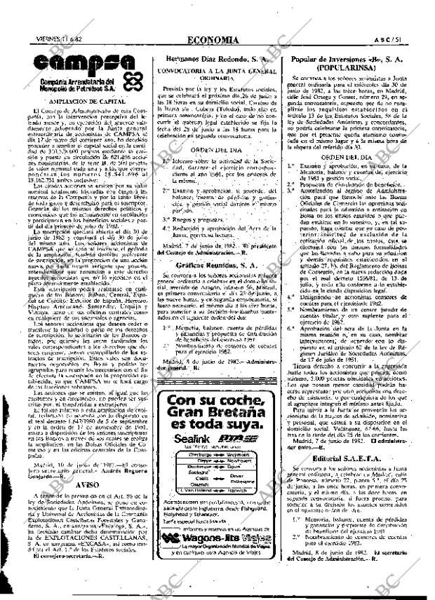 ABC MADRID 11-06-1982 página 51