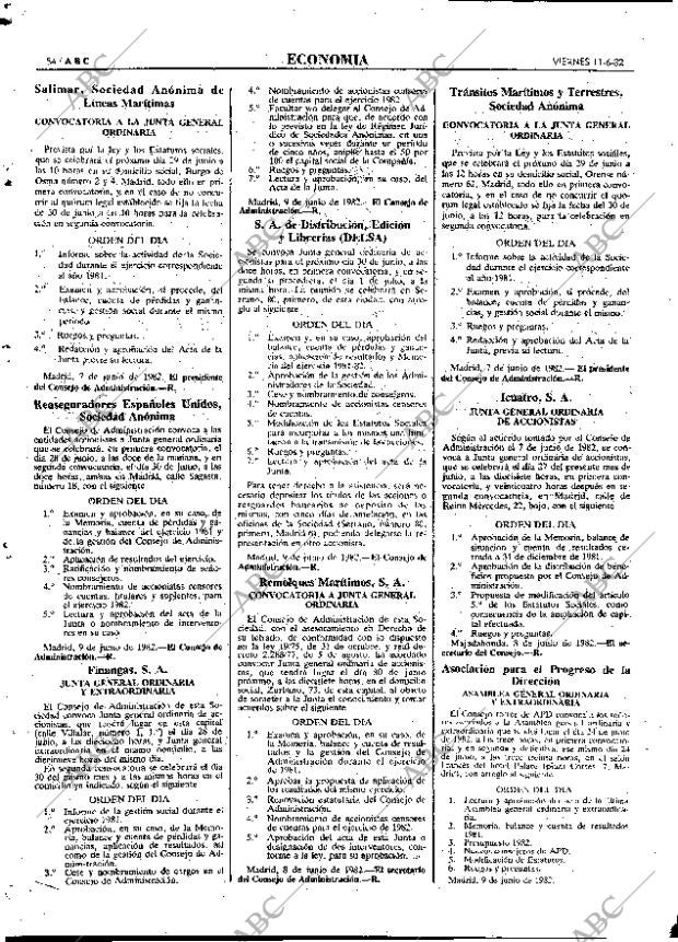 ABC MADRID 11-06-1982 página 54