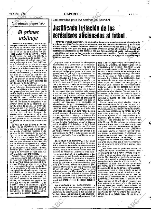 ABC MADRID 11-06-1982 página 61