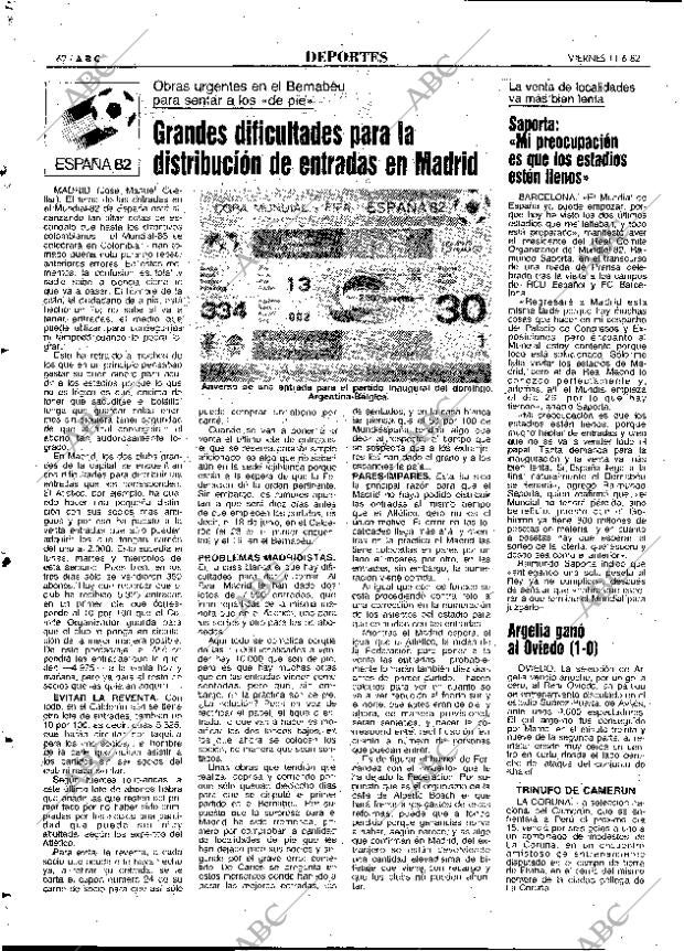 ABC MADRID 11-06-1982 página 62