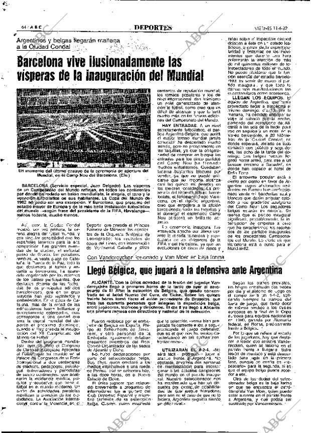ABC MADRID 11-06-1982 página 64