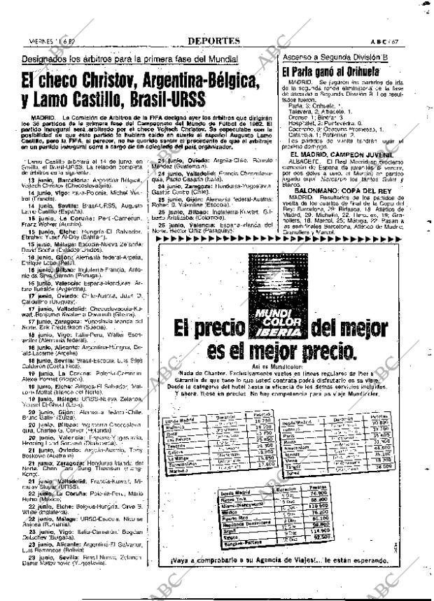 ABC MADRID 11-06-1982 página 67