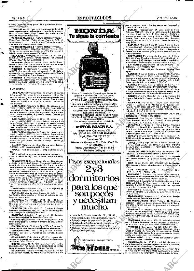 ABC MADRID 11-06-1982 página 74
