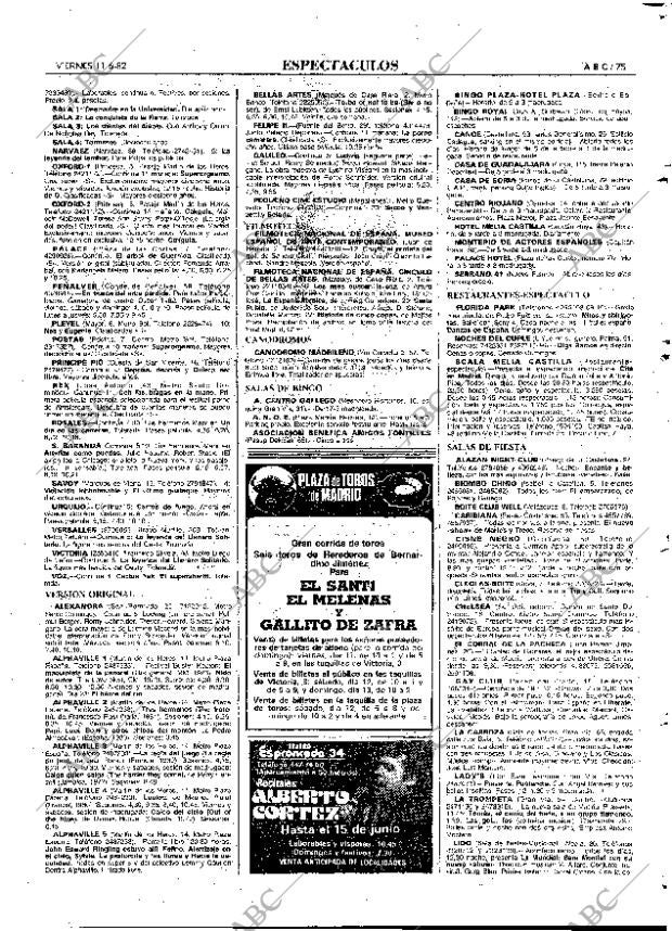 ABC MADRID 11-06-1982 página 75