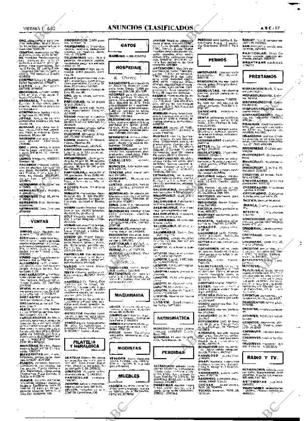 ABC MADRID 11-06-1982 página 87