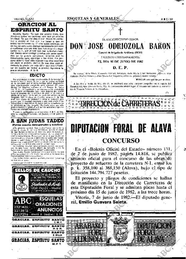 ABC MADRID 11-06-1982 página 89
