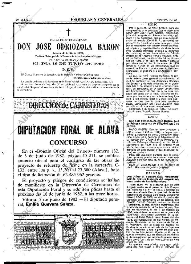 ABC MADRID 11-06-1982 página 90