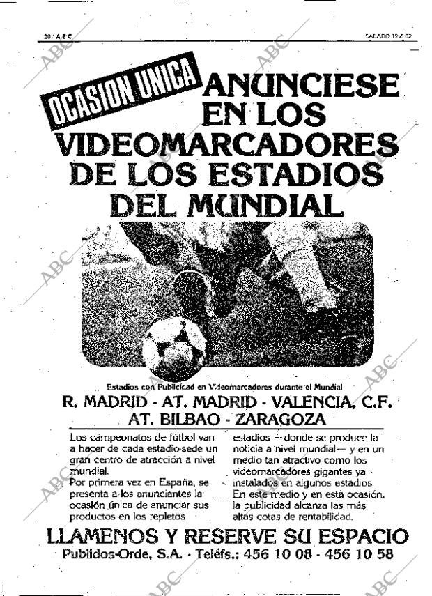 ABC MADRID 12-06-1982 página 20