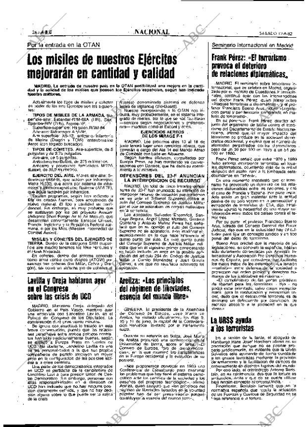 ABC MADRID 12-06-1982 página 24