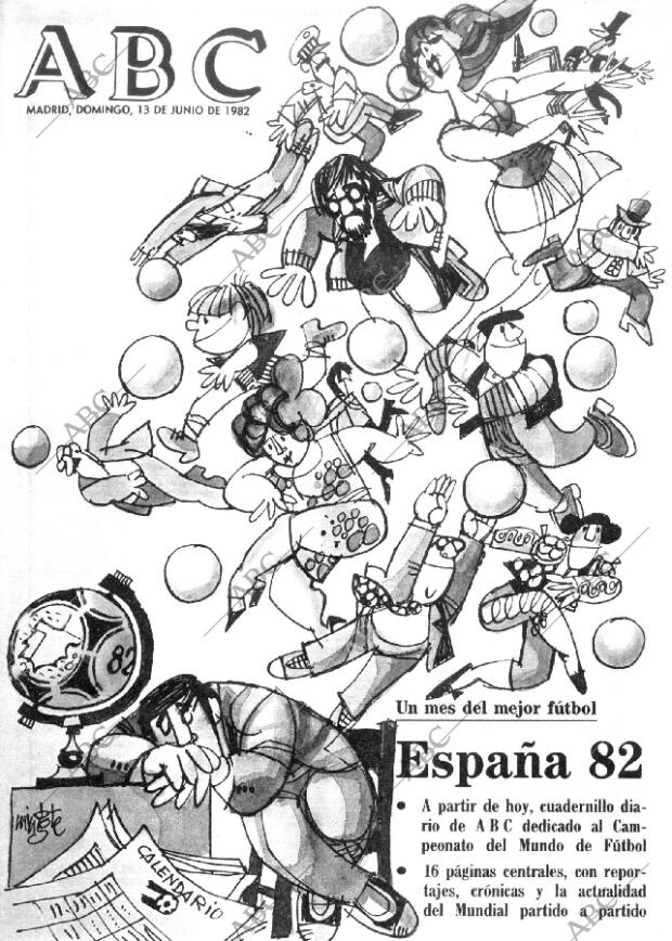 ABC MADRID 13-06-1982 página 1