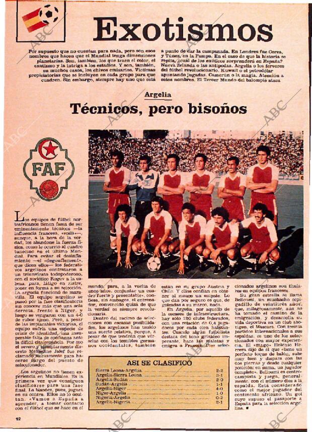 ABC MADRID 13-06-1982 página 124