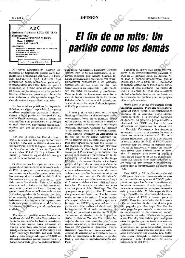 ABC MADRID 13-06-1982 página 14