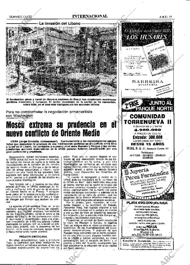 ABC MADRID 13-06-1982 página 19