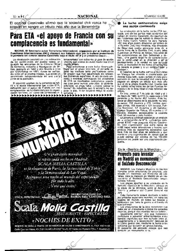 ABC MADRID 13-06-1982 página 32