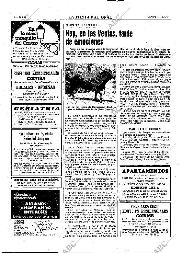 ABC MADRID 13-06-1982 página 44