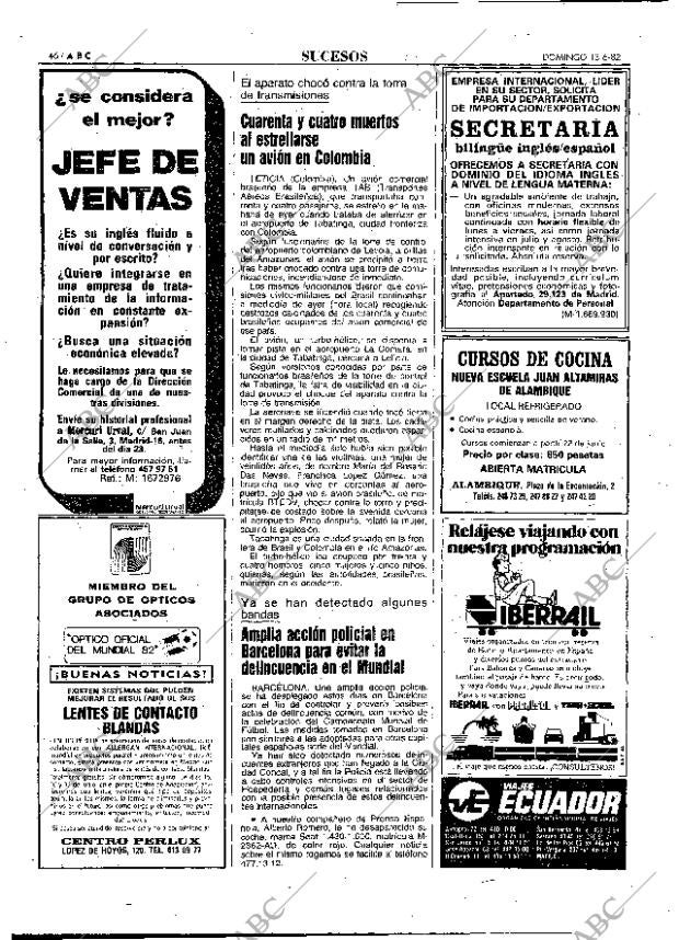 ABC MADRID 13-06-1982 página 46