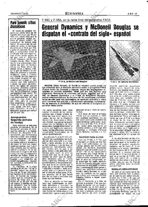 ABC MADRID 13-06-1982 página 65