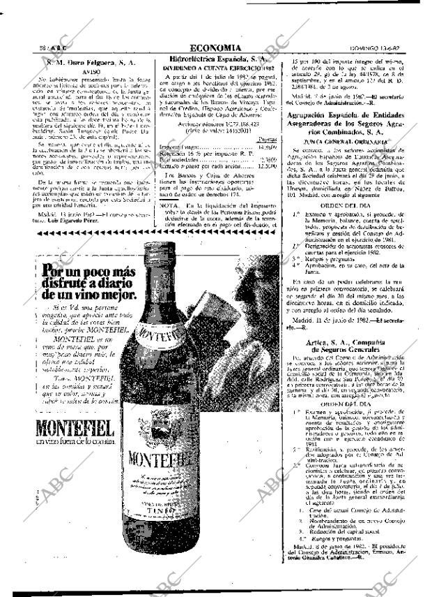 ABC MADRID 13-06-1982 página 74